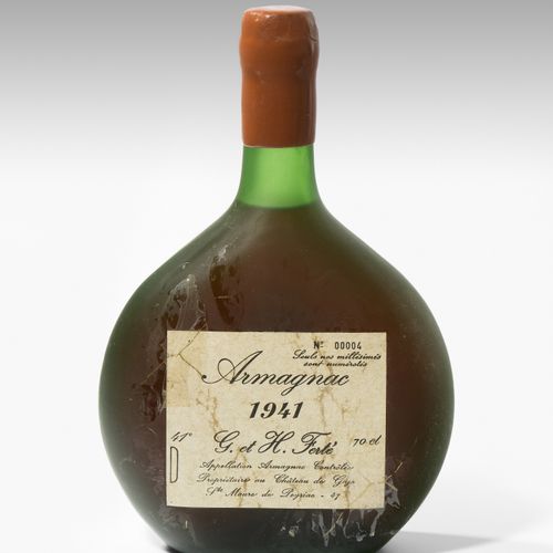 ARMAGNAC 1941. G et H. Ferté. Num. Bouteille. 1 bouteille.