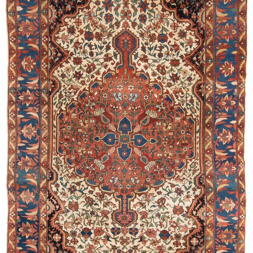 BAKHTIAR Bakhtiar

Z-Persia, c. 1900. Dense floral work. The beige field contain&hellip;