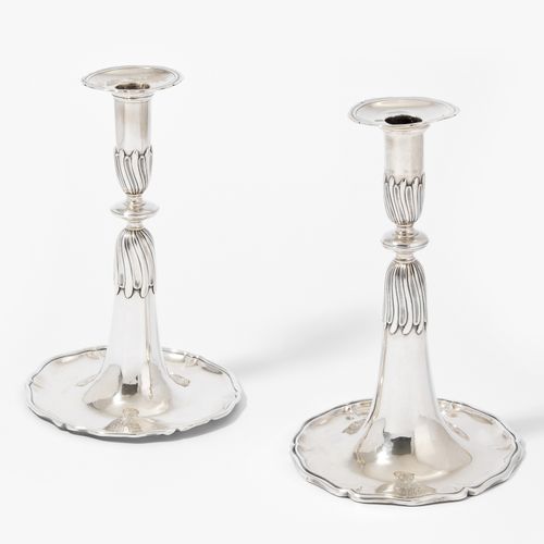 1 Paar Trompetenleuchter, Lausanne und Burgdorf 1 paire de chandeliers à trompet&hellip;