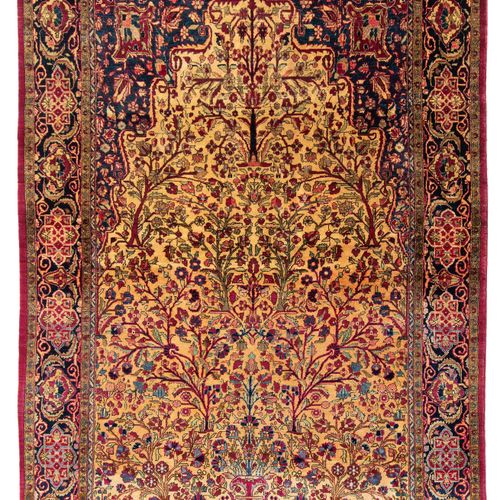 Kashan-Seide Soie kashan

Z Perse, c. 1900. Tissu en pure soie. Sur un fond jaun&hellip;