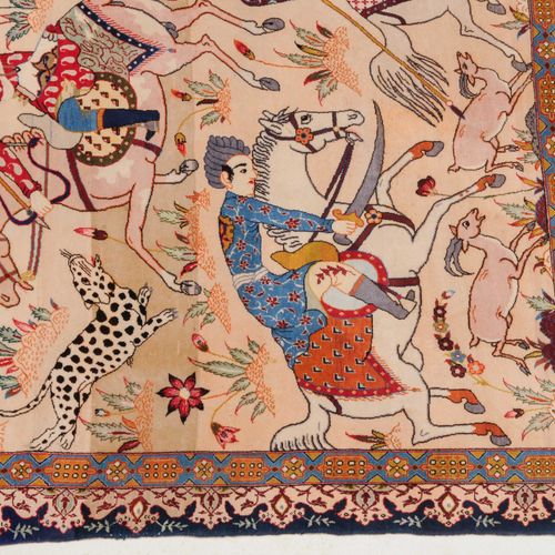 Isfahan Isfahan

Z Persia, c. 1960. Cork wool pile, pure silk warp. Hunting moti&hellip;