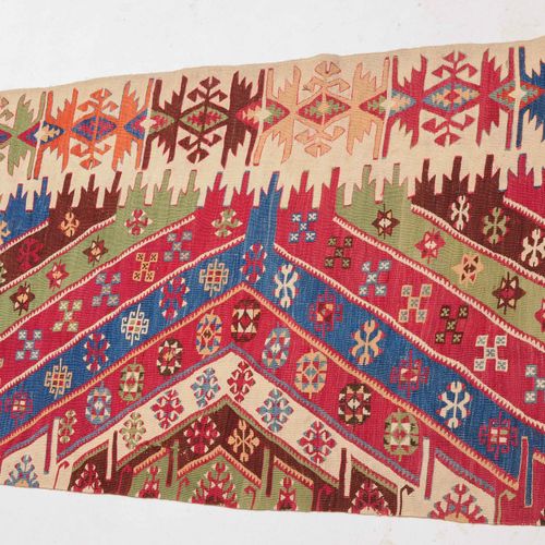 Konja-Kelim-Fragment Frammento di kilim Konja

Z Turchia, 1900 circa. Frammento &hellip;