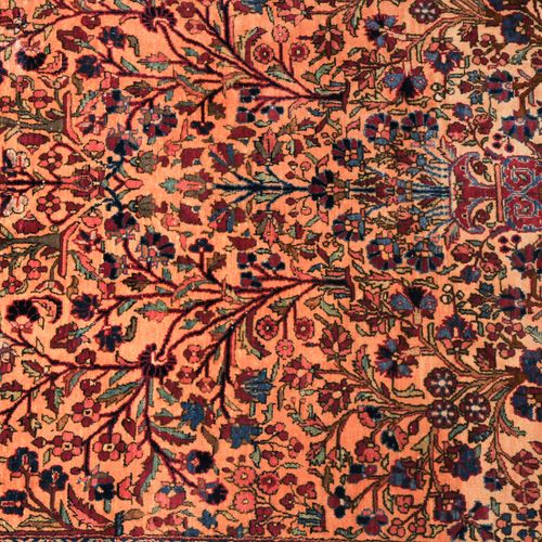 Kashan-Seide Kashan silk

Z Persia, c. 1900. Pure silk pile material. An elabora&hellip;