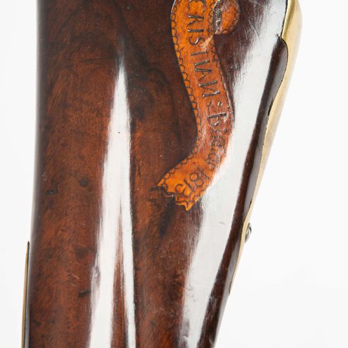 Steinschlossgewehr Flintlock rifle

Cantonal, circa 1817. Round barrel, cal. 18m&hellip;