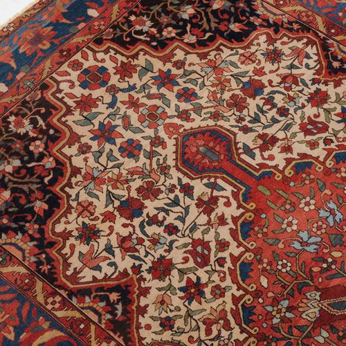 BAKHTIAR Bakhtiar

Z-Persia, c. 1900. Dense floral work. The beige field contain&hellip;