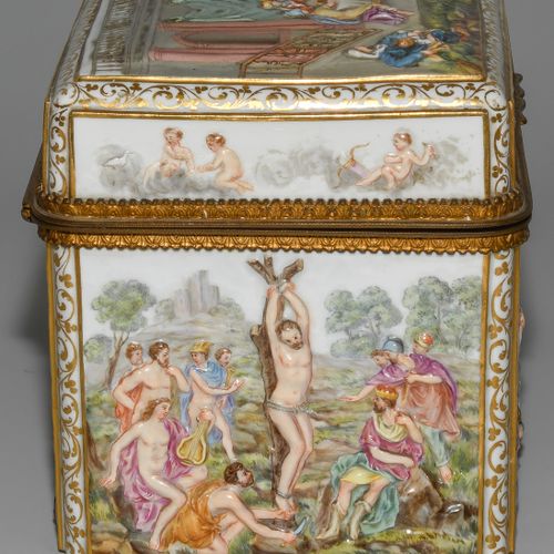 Meissen, Capodimonte-Schatulle Meissen, cercueil Capodimonte.

Porcelaine (1er c&hellip;