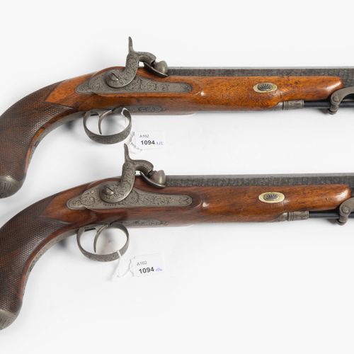 Perkussionspistolen-Paar Par de pistolas de percusión

Ginebra alrededor de 1850&hellip;