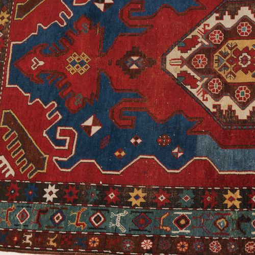 KAZAK Kazak

S Caucaso, datato "1342" = 1924. Il campo centrale rosso mattone mo&hellip;