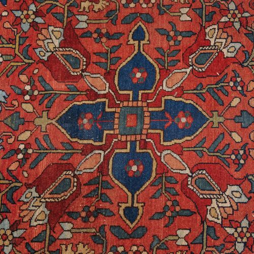 BAKHTIAR Bakhtiar

Z-Persia, c. 1900. Dense floral work. The beige field contain&hellip;