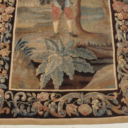 Gobelin Tapestry

France, c. 1700. Under a tree a young man is depicted playing &hellip;