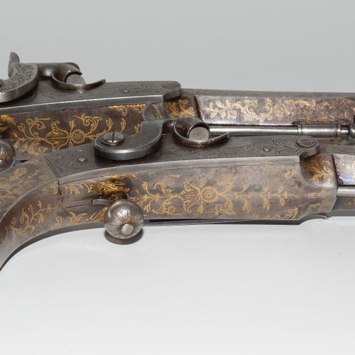 Perkussionspistolen-Paar Pair of percussion pistols

UK / Scotland, around 1830.&hellip;