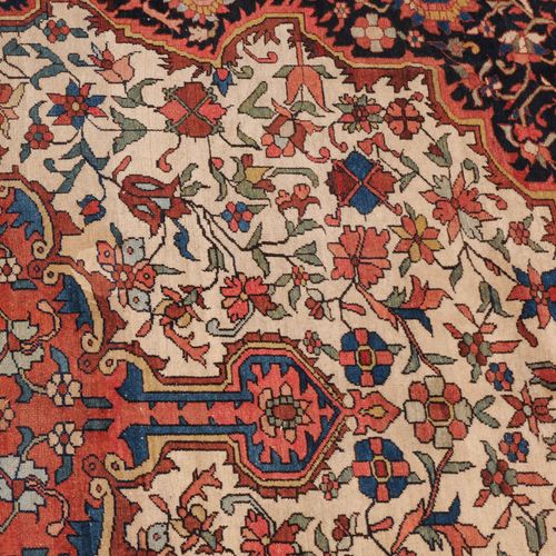 BAKHTIAR Bakhtiar

Z-Persia, c. 1900. Dense floral work. The beige field contain&hellip;