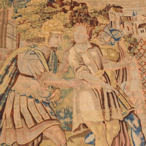 Tapisserie-Fragment Fragment de tapisserie

France, vers 1700. Scène de cour rep&hellip;
