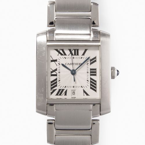 Cartier "Tank Francais", 1990er Jahre 卡地亚 "Tank Francais", 1990年代。

型号2302.不锈钢表壳&hellip;