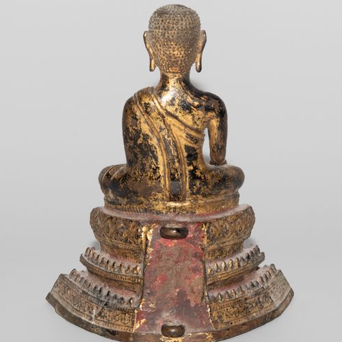 SITZENDER BODHISATTVA Bodhisattva assis

La Thaïlande. Rotin akosin. Bronze, dor&hellip;