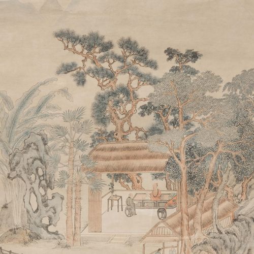 Malerei Pintar

China, siglo XX. Tinta y pintura sobre papel. Firmado Jiuzhou co&hellip;