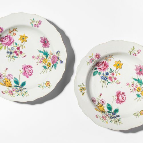 1 Paar Teller 1 par de platos

China, c. 1800. Porcelana. Compagnie des Indes. D&hellip;