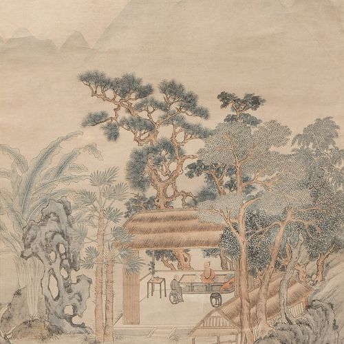 Malerei Malerei

China, 20.Jh. Tusche und Farbe auf Papier. Sigiert Jiuzhou mit &hellip;
