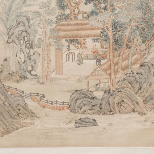 Malerei Pintar

China, siglo XX. Tinta y pintura sobre papel. Firmado Jiuzhou co&hellip;