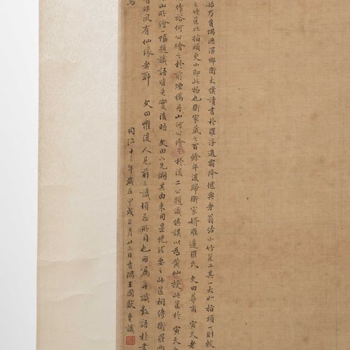 Malerei Pittura

Cina, XIX secolo, pittura su rotolo. Inchiostro su carta. Firma&hellip;