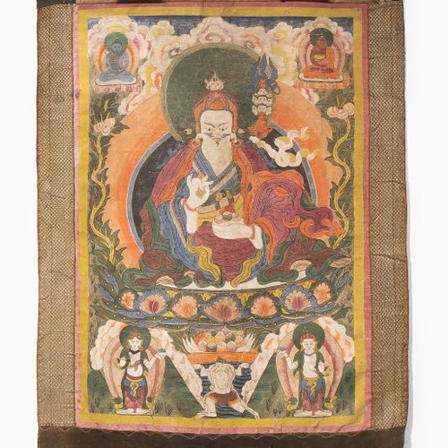 Thangka des Padmasambhava Thangka of Padmasambhava

Tibet, 18th/19th c. Paint on&hellip;