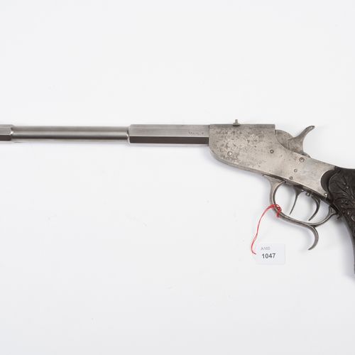 Salonpistole Salon pistol

Belgium, around 1860, Flobert system. Octagonal barre&hellip;