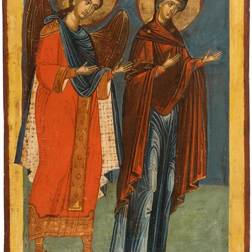 Erzengel Michael und Gottesmutter Archange Michel et la Mère de Dieu 
Grec, 18e &hellip;