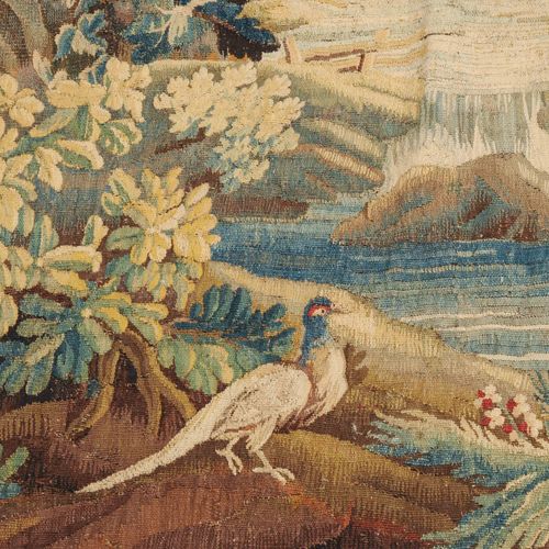 Gobelin Tapestry

Probably France, around 1750. At a river, in the midst of a be&hellip;