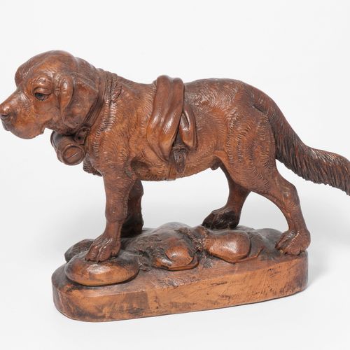 Brienz, Tierfigur Brienz, figurine d'animal 
Suisse, vers 1900. Bois sculpté et &hellip;