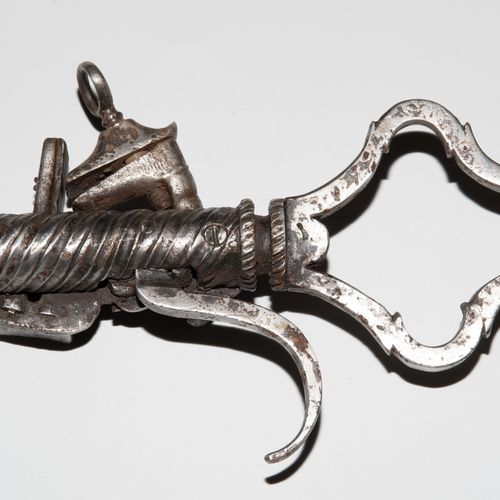 Kombinationswaffe, Schiess-Schlüssel Arme combinée, clé de tir 
Italie, vers 170&hellip;