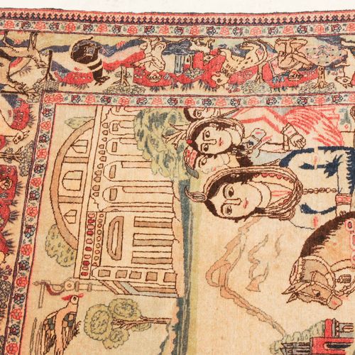 Täbris-Bildteppich Tabriz tapestry

NW Persia, c. 1910. In the main field King B&hellip;