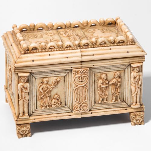 Schmuckschatulle Boîte à bijoux 
Italie, 19e siècle, dans le style de l'atelier &hellip;