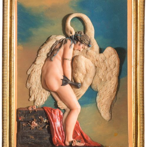 Wachsbild "Leda und der Schwan" Wax painting "Leda and the swan".

Frankfurt, Ch&hellip;