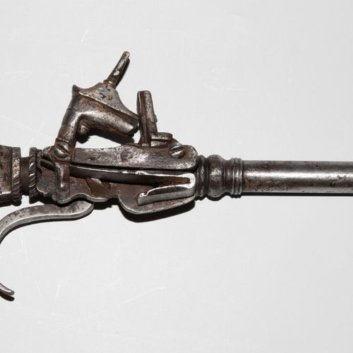 Kombinationswaffe, Schiess Schlüssel Arme combinée, clé de tir 
Italie, vers 170&hellip;