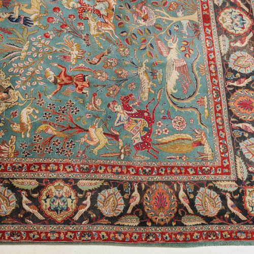 TÄBRIS Tabriz 
Perse du Nord Ouest, vers 1940, motif de tapis du 17e siècle (dyn&hellip;