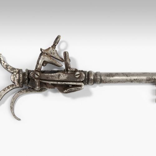 Kombinationswaffe, Schiess-Schlüssel Arme combinée, clé de tir 
Italie, vers 170&hellip;
