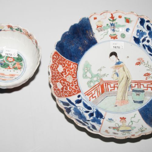 Lot: Teller und Bol Lot : assiette et bol

Chine, 18ème siècle. Porcelaine. En f&hellip;