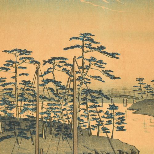 Lot 2 Shin-hanga Lot 2 Shin-hanga 
Takahashi Shotei (1871–1945). Sumidagawa. 37x&hellip;