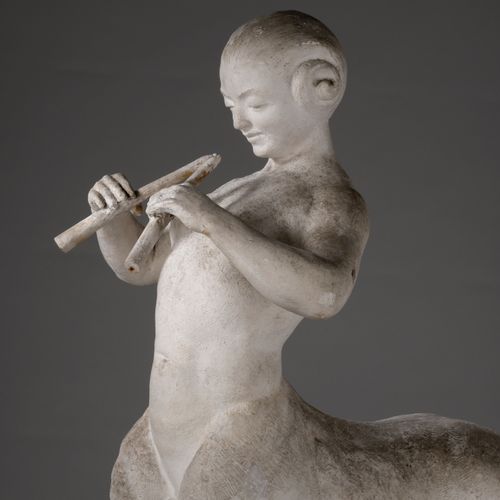 Null Attribué à Ary Bitter (1883-1973)

Centaure musicien et petit faune

Plâtre&hellip;