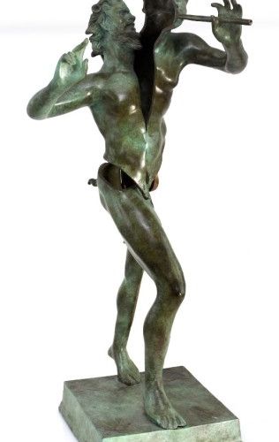 ARMAN (1928-2005) Faune, transculpture - 2005 - Épreuve en bronze découpé à pati&hellip;