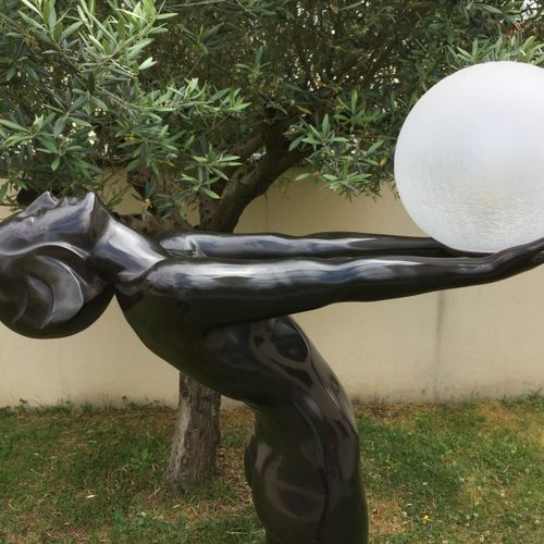 Max LE VERRIER ''LA CLARTE'' (grand modèle) , épreuve en bronze grandeur nature,&hellip;