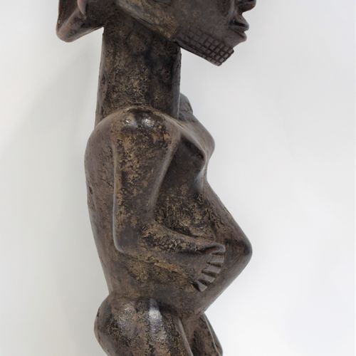 (CONGO) Statuette d'ancêtre MEMBA, début XXème siècle, socle sur mesure, hauteur&hellip;