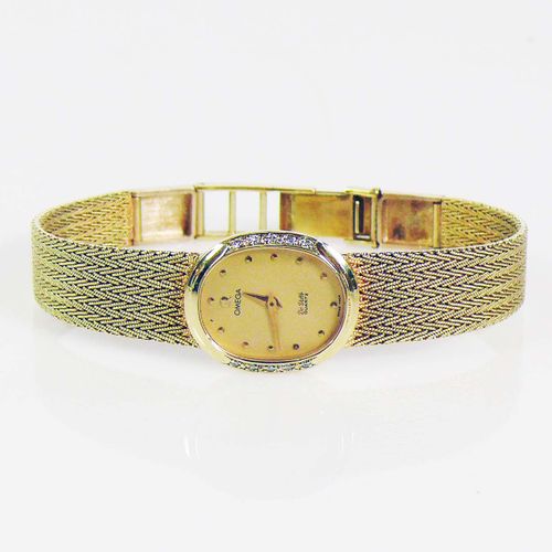 Null Montre-bracelet pour dame OMEGA De Ville ; quartz ; boîtier et bracelet mil&hellip;