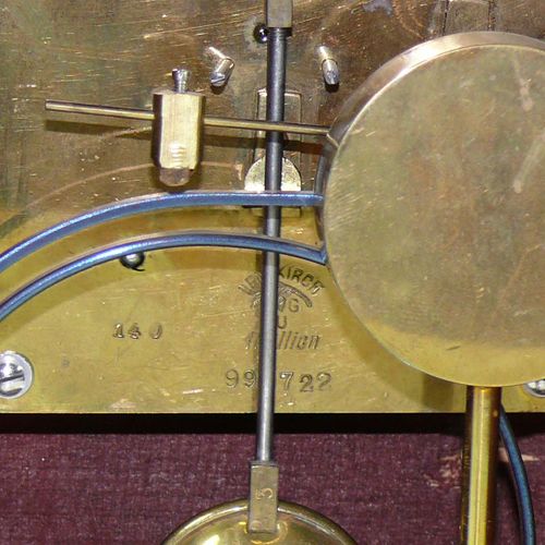 Null Commode clock (Lenzkirch, 1st half of 20th century) movement numbered 1 mil&hellip;