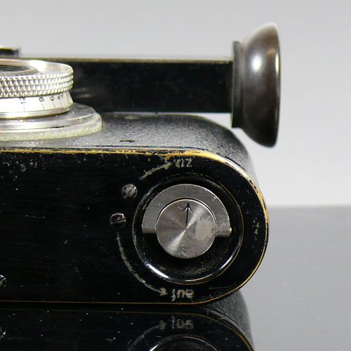 Null LEICA camera (1st half 20th century) with angle finder; Leitz Elmar 50 mill&hellip;