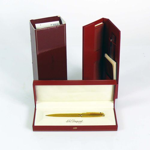 Null DUPOND ballpoint pen model: OLYMPIO; gold-plated; mint condition; refill; i&hellip;