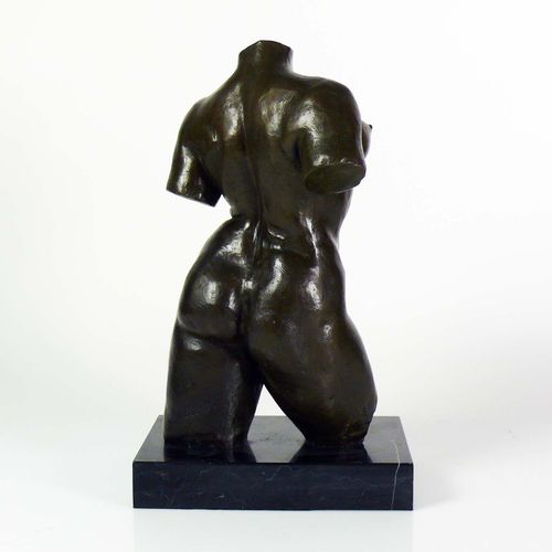 Null Mailllol (1.H.20.Jh.) ''weiblicher Torso''; Bronze, dunkel patiniert; auf r&hellip;