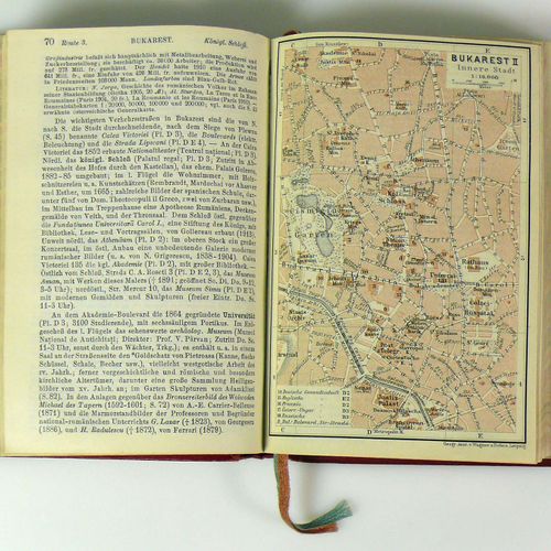 Null Baedeker's Constantinople and Asia Minor; 有许多折页、折叠的地图；Leipzig 1914年版；状况良好。
