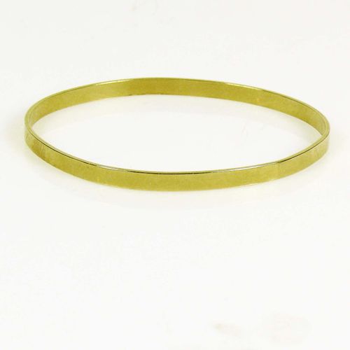 Null Bangle 18ct GG; 18,6g; simple decoration
