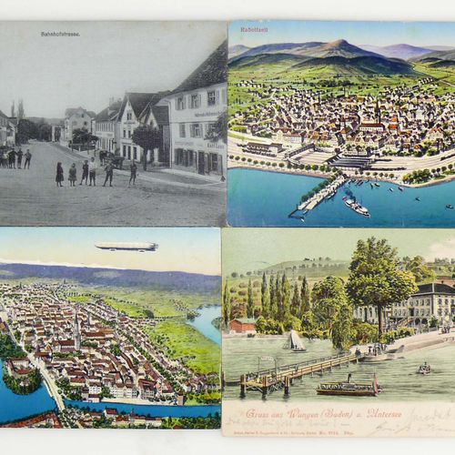 Null Picture postcard collection 46 cards (used) mainly area Lake Constance; als&hellip;